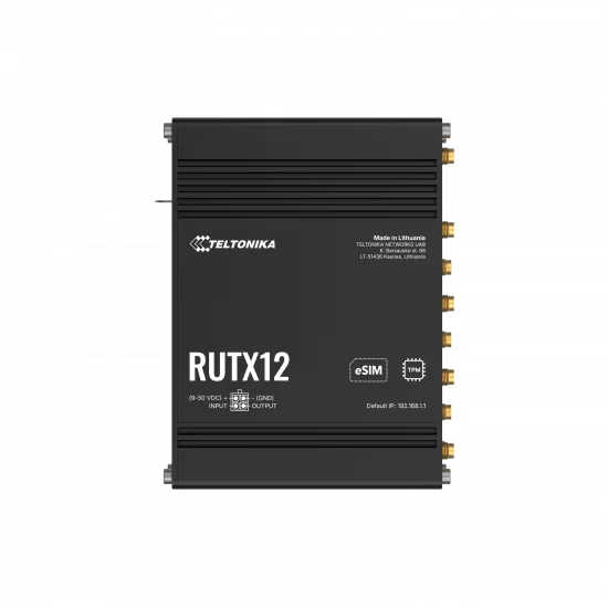 RUTX12 Teltonika Dual-Modem LTE CAT6 & Dual-band WiFi5 (11ac) Router — image 3